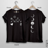 Kpop Army Tattoo Printed T-shirt